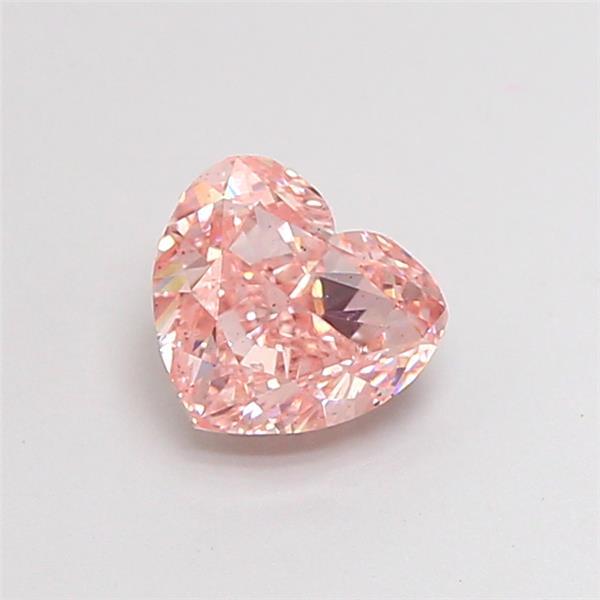 1.03 Ct. Fancy Intense Pink Heart Lab Grown Diamond