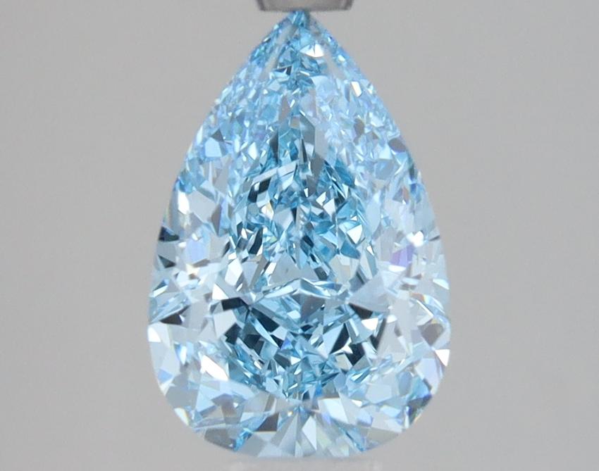 2.07 Ct. Fancy Vivid Blue Pear Lab Grown Diamond