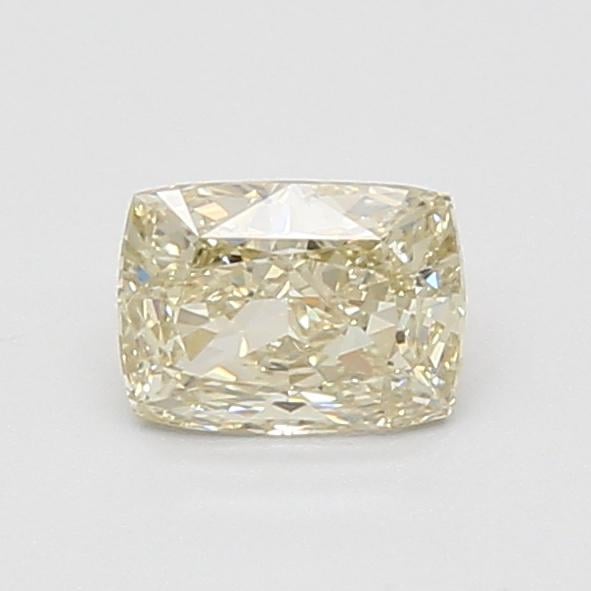 0.77 Ct. Fancy Light Yellow Cushion Lab Grown Diamond