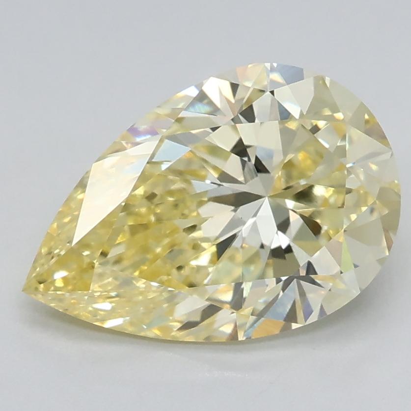 1.54 Ct. Fancy Intense Yellow Pear Lab Grown Diamond