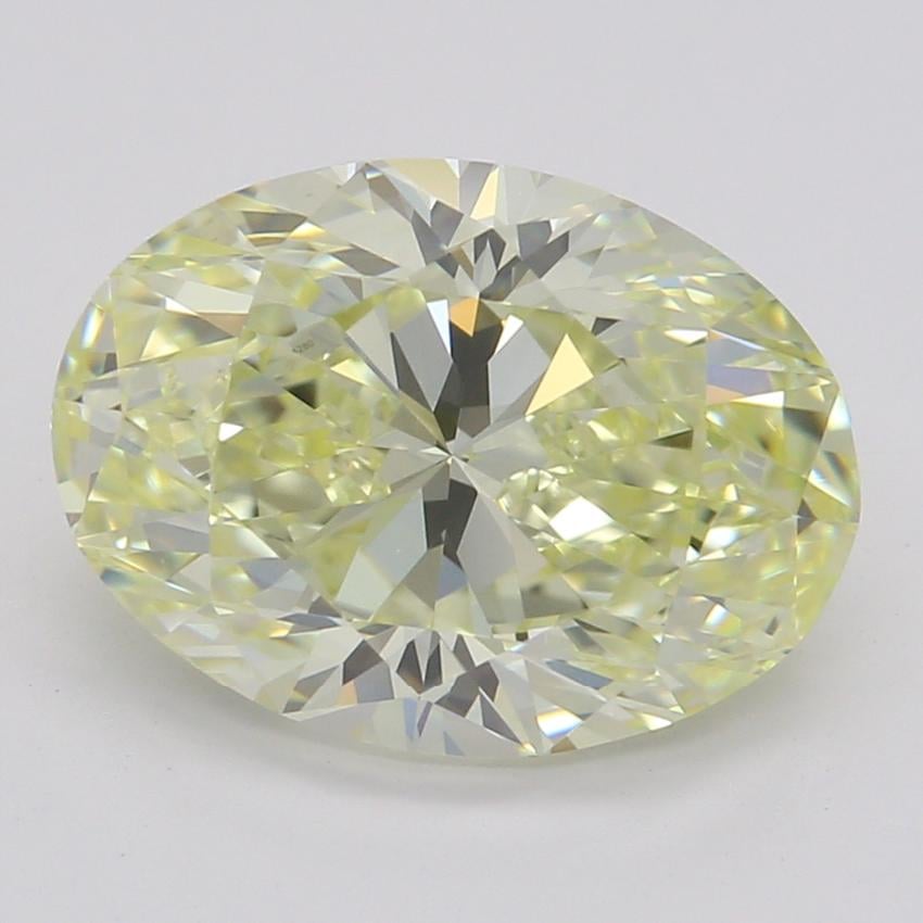 2.00 Ct. Fancy Light Yellow Oval Diamond
