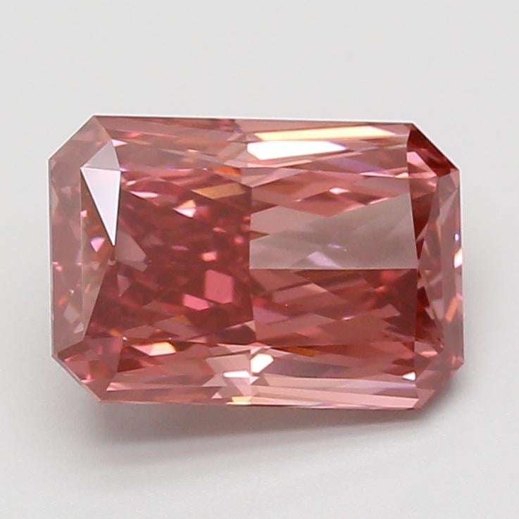 3.10 Ct. Fancy Vivid Pink Radiant Lab Grown Diamond