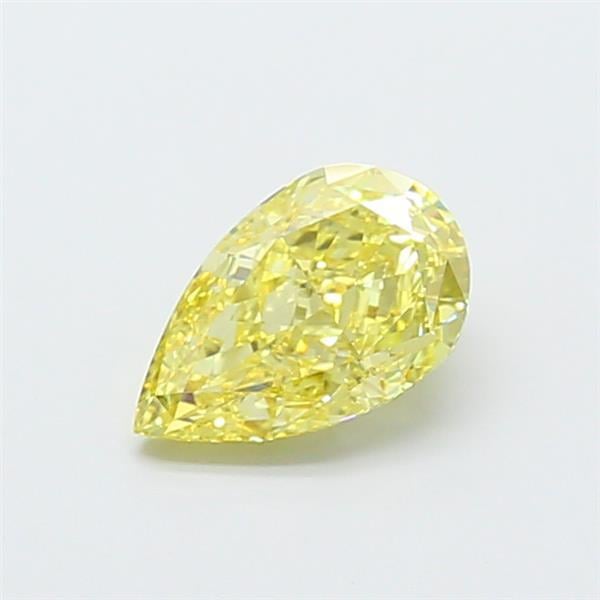 2.53 Ct. Fancy Intense Yellow Pear Lab Grown Diamond
