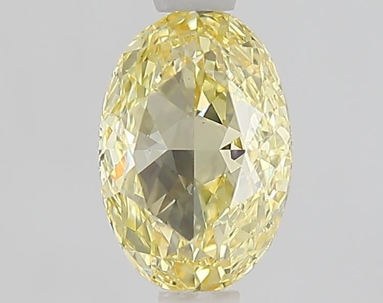 1.06 Ct. Fancy Intense  Yellow Oval Lab Grown Diamond