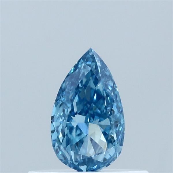 0.35 Ct. Fancy Vivid  Blue Pear Lab Grown Diamond