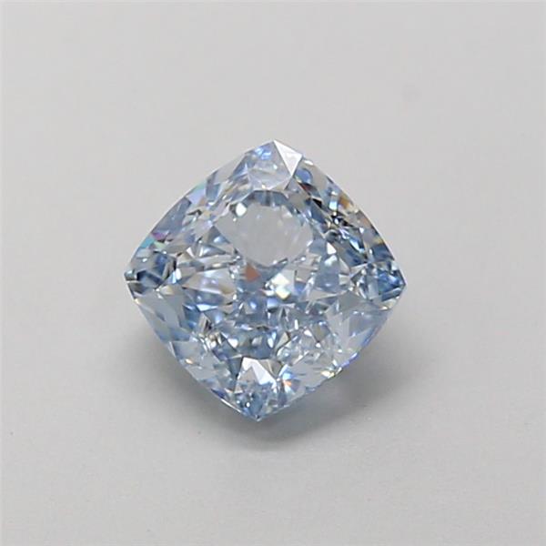 1.05 Ct. Fancy Intense Blue Cushion Lab Grown Diamond