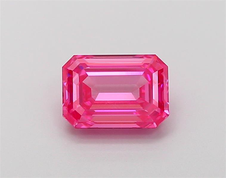 1.19 Ct. Fancy Vivid Pink Emerald Lab Grown Diamond