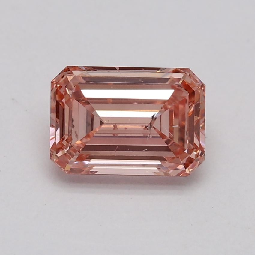 1.00 Ct. Fancy Intense Pink Emerald Lab Grown Diamond