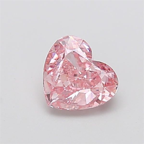 1.37 Ct. Fancy Vivid Pink Heart Lab Grown Diamond