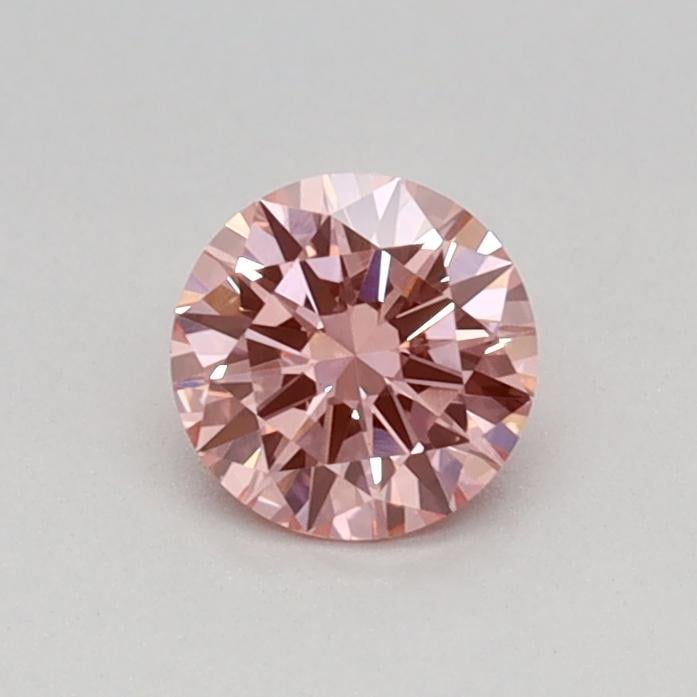 0.31 Ct. Fancy Vivid Pink Round Lab Grown Diamond