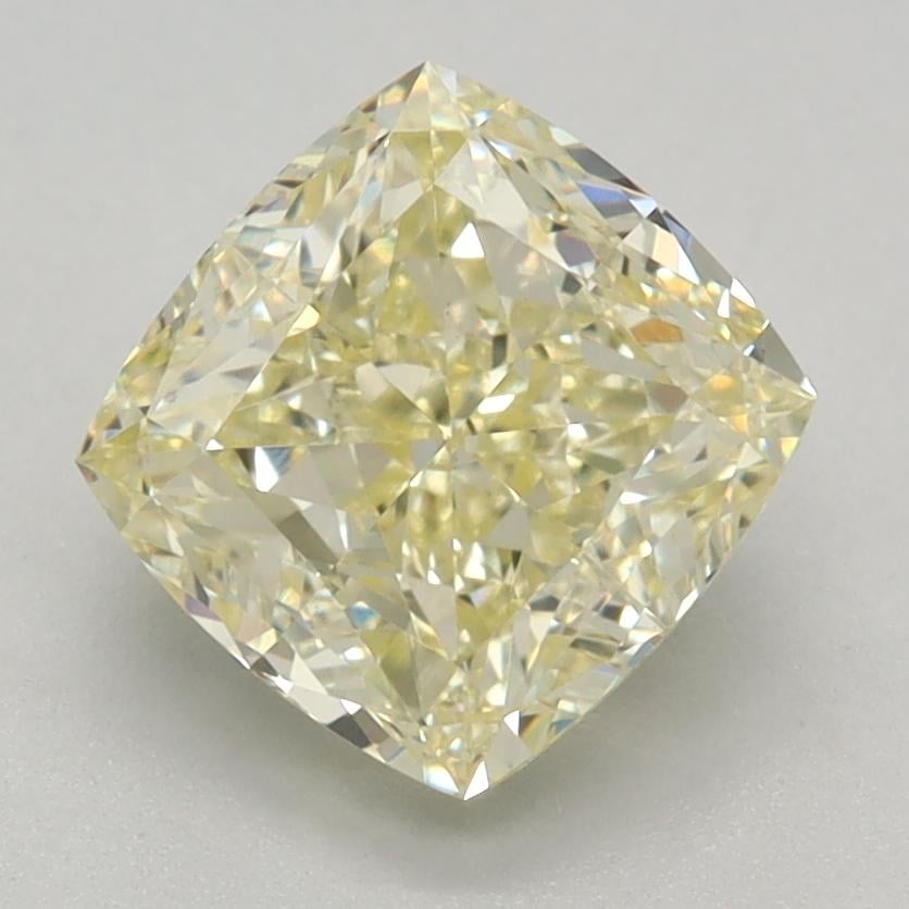1.39 Ct. Fancy Light Yellow Cushion Lab Grown Diamond