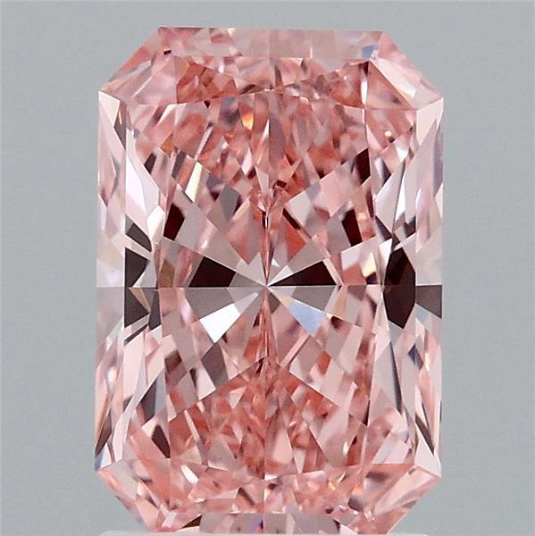 1.92 Ct. Fancy Vivid Pink Radiant Lab Grown Diamond