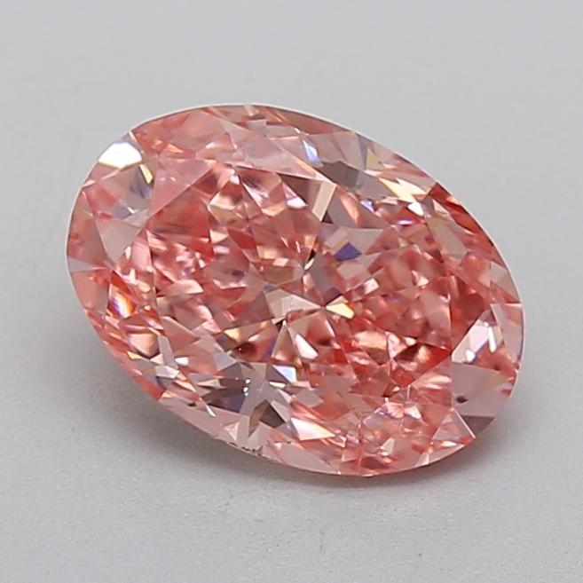 1.51 Ct. Fancy Vivid  Pink Oval Lab Grown Diamond
