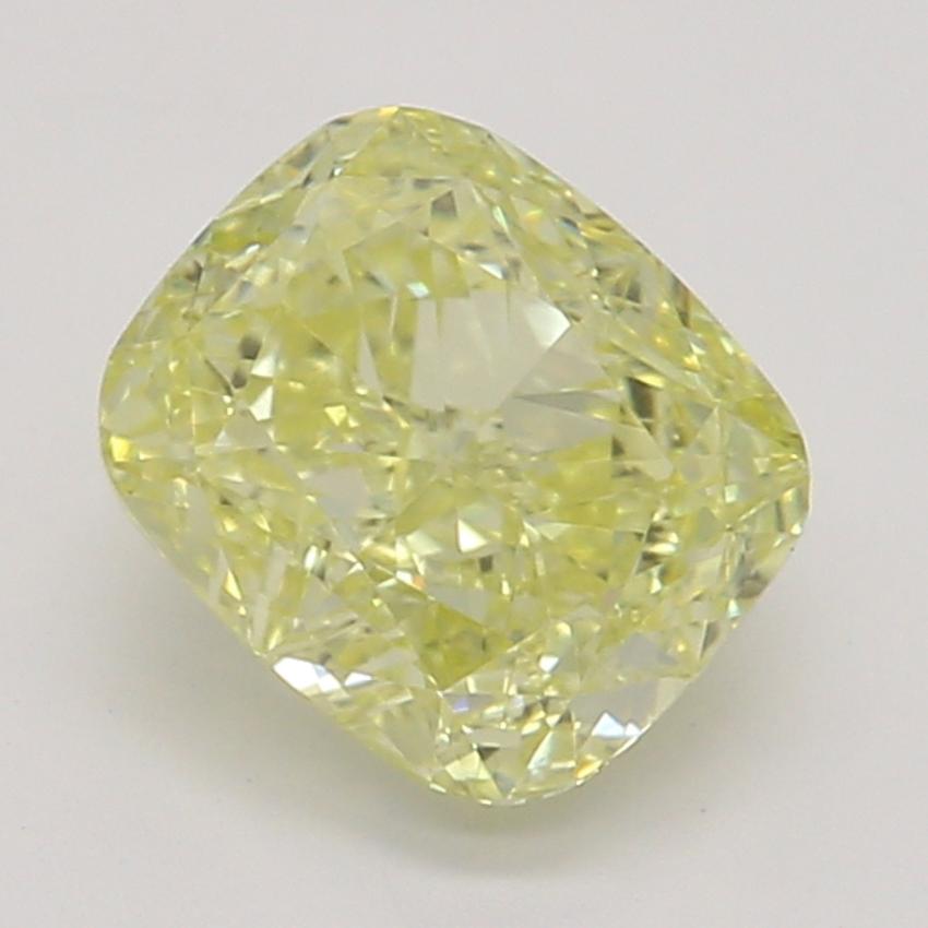 0.71 Ct. Fancy Yellow Cushion Diamond