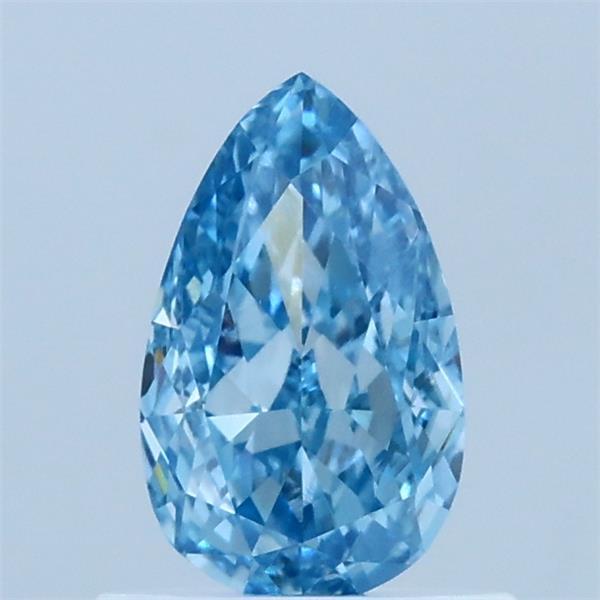 0.75 Ct. Fancy Vivid  Blue Pear Lab Grown Diamond