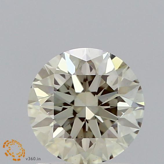 1.00 Ct. Fancy Intense  Green Round Lab Grown Diamond