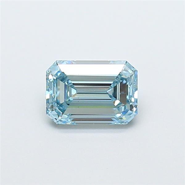 1.01 Ct. Fancy Intense Blue Emerald Lab Grown Diamond