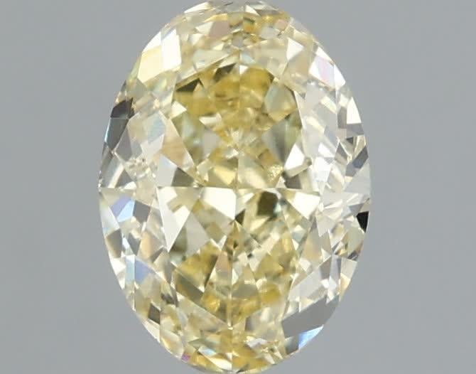 1.01 Ct. Fancy Yellow Oval Lab Grown Diamond