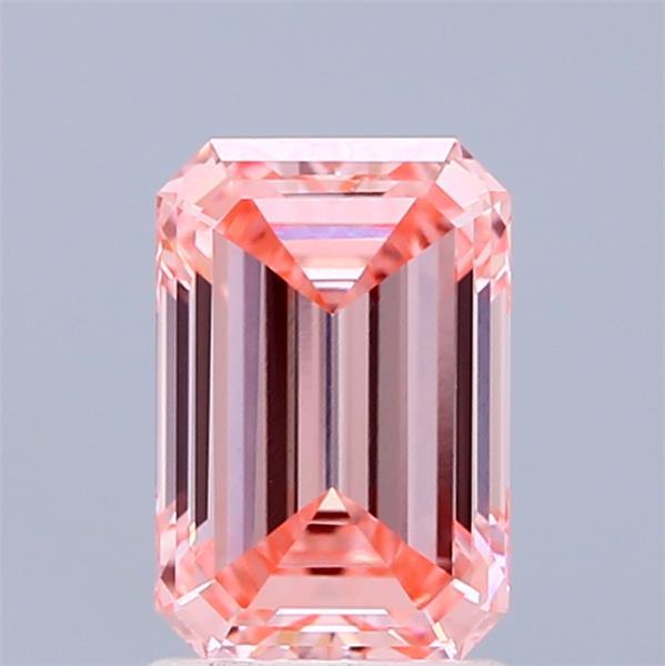 1.61 Ct. Fancy Vivid Pink Emerald Lab Grown Diamond