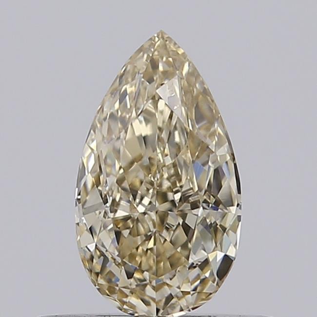 0.55 Ct. Light  Yellow Pear Lab Grown Diamond