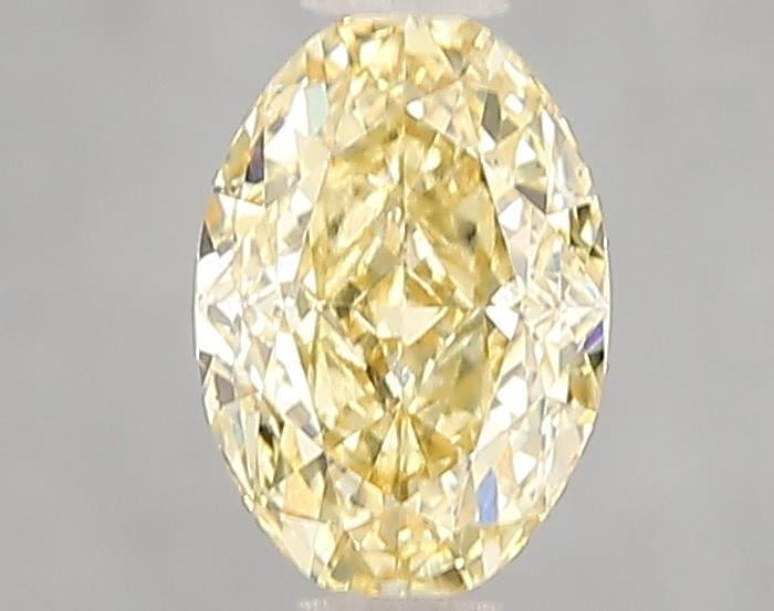 1.10 Ct. Fancy Vivid Yellow Oval Lab Grown Diamond
