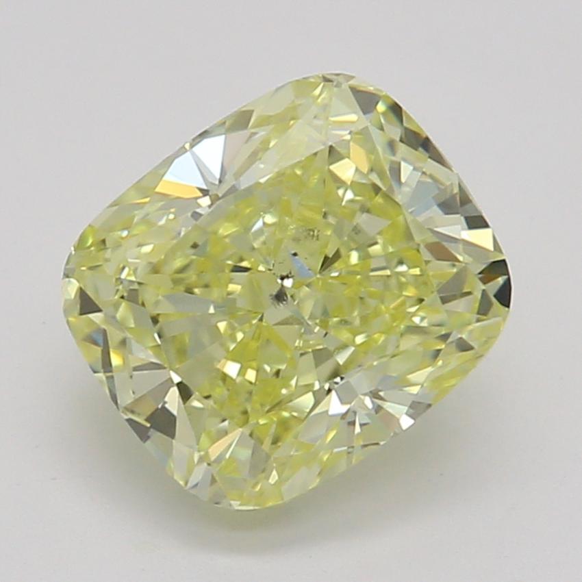 1.04 Ct. Fancy Yellow Cushion Diamond