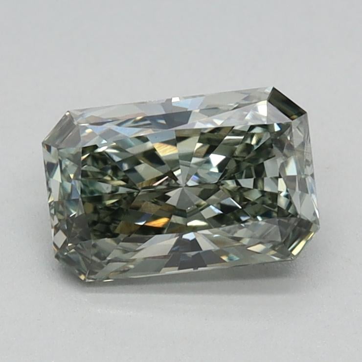 0.68 Ct. Fancy Intense Green Radiant Lab Grown Diamond