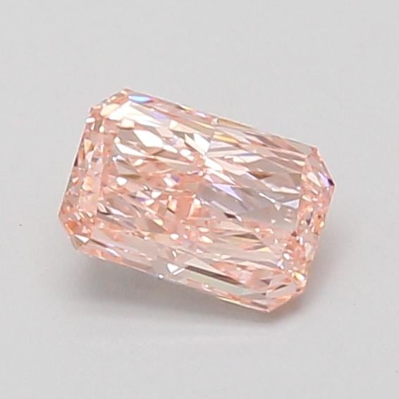 0.72 Ct. Fancy Vivid Pink Radiant Lab Grown Diamond