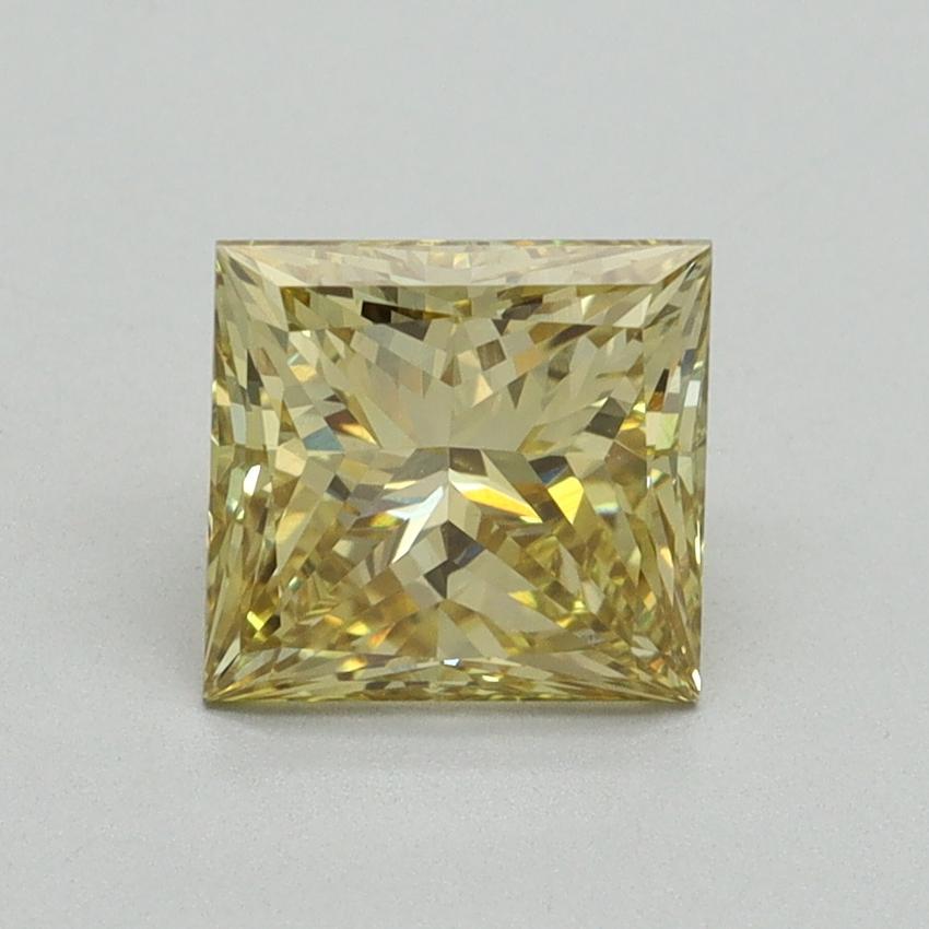 1.53 Ct. Fancy Intense Yellow Princess Lab Grown Diamond