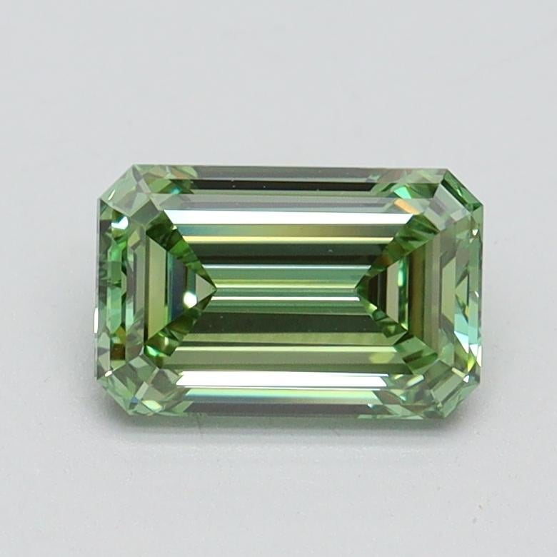 1.06 Ct. Fancy Vivid Pacific Green Emerald Lab Grown Diamond