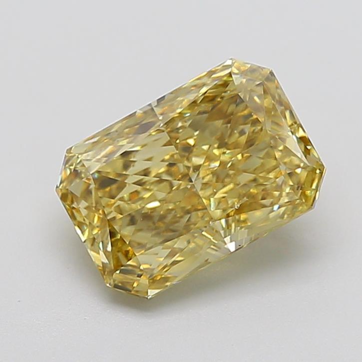 4.10 Ct. Fancy Intense  Yellow Radiant Lab Grown Diamond