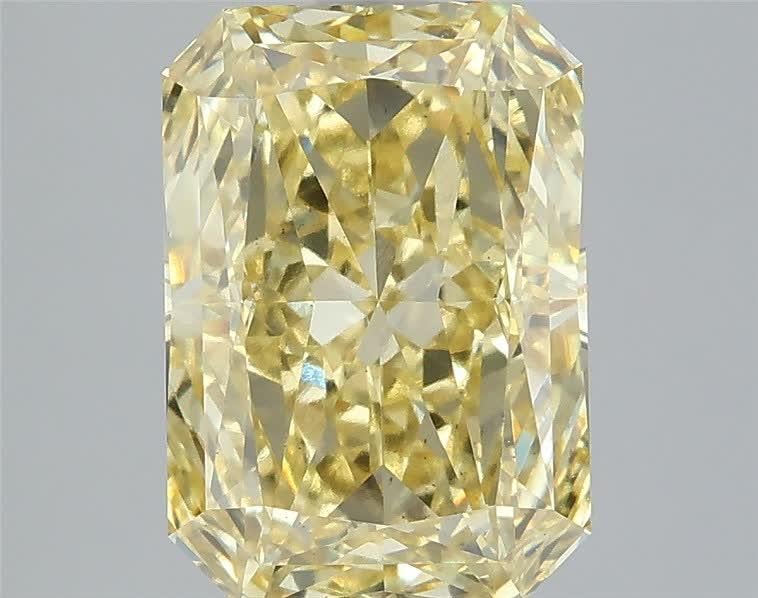 3.57 Ct. Fancy Intense Yellow Radiant Lab Grown Diamond