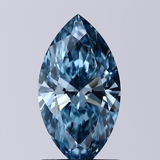 1.05 Ct. Fancy Blue Marquise Lab Grown Diamond
