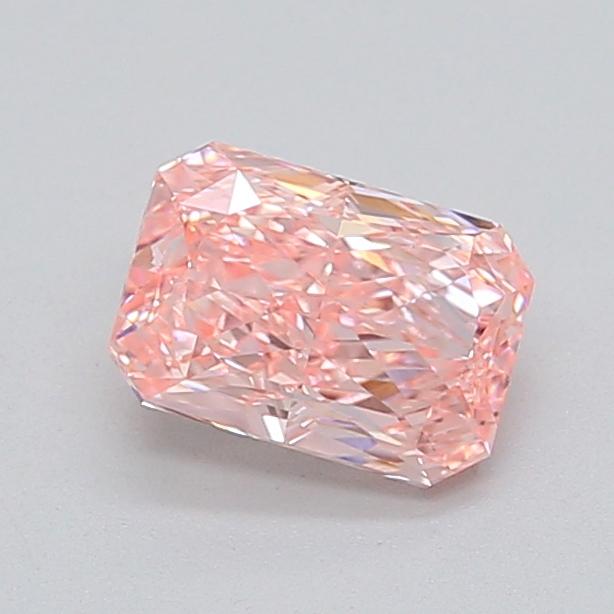1.42 Ct. Fancy Vivid  Pink Radiant Lab Grown Diamond
