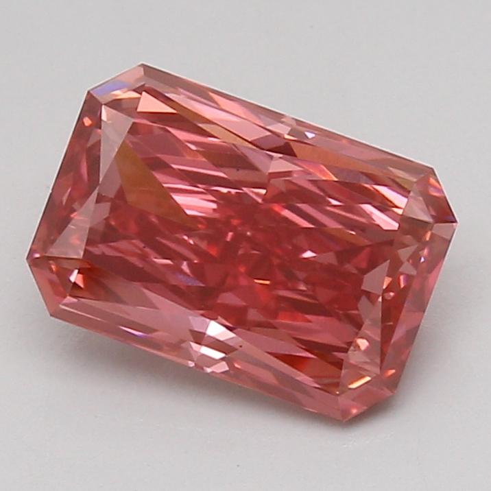 2.81 Ct. Fancy Vivid Pink Radiant Lab Grown Diamond