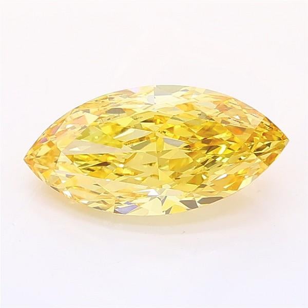 1.54 Ct. Fancy Intense Yellow Marquise Lab Grown Diamond