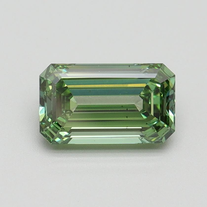 1.01 Ct. Fancy Intense Green Emerald Lab Grown Diamond