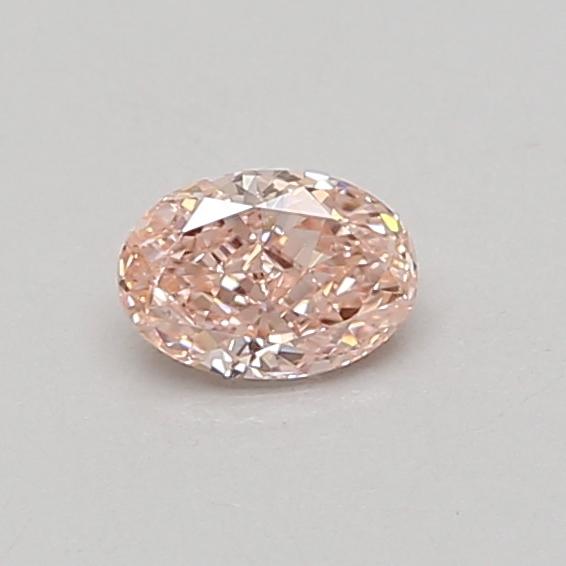 0.41 Ct. Fancy Intense Pink Oval Lab Grown Diamond