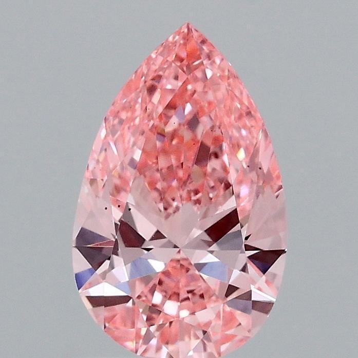 1.00 Ct. Fancy Vivid Pink Pear Lab Grown Diamond