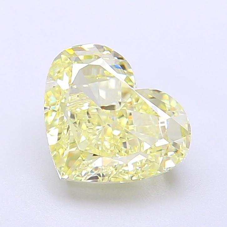 2.27 Ct. Fancy Fancy Yellow Heart Lab Grown Diamond