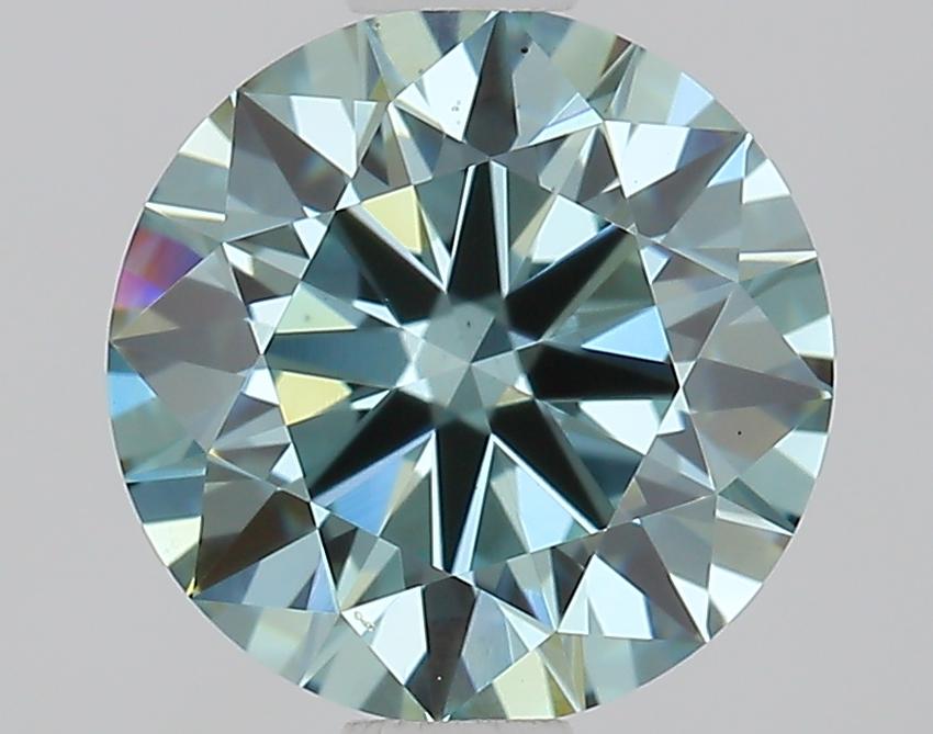 1.03 Ct. Fancy Intense Blue Round Lab Grown Diamond