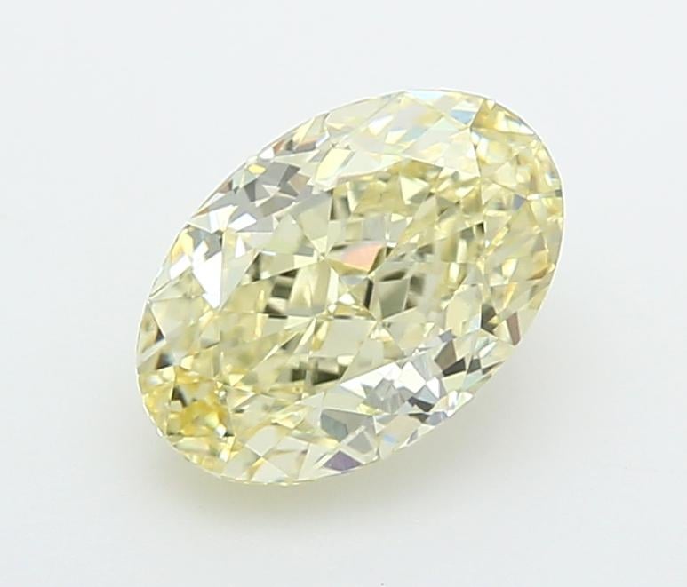 2.02 Ct. Fancy Light  Yellow Oval Lab Grown Diamond