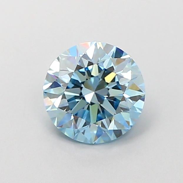 1.02 Ct. Fancy Vivid  Blue Round Lab Grown Diamond