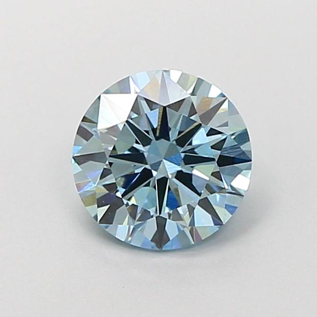 1.02 Ct. Fancy Intense Blue Round Lab Grown Diamond