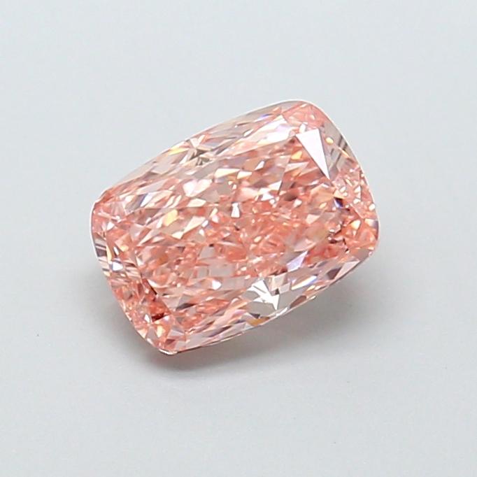 1.51 Ct. Fancy Intense Brownish Orange Cushion Lab Grown Diamond