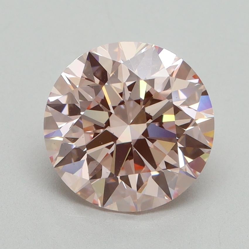 2.75 Ct. Fancy Intense Pink Round Lab Grown Diamond