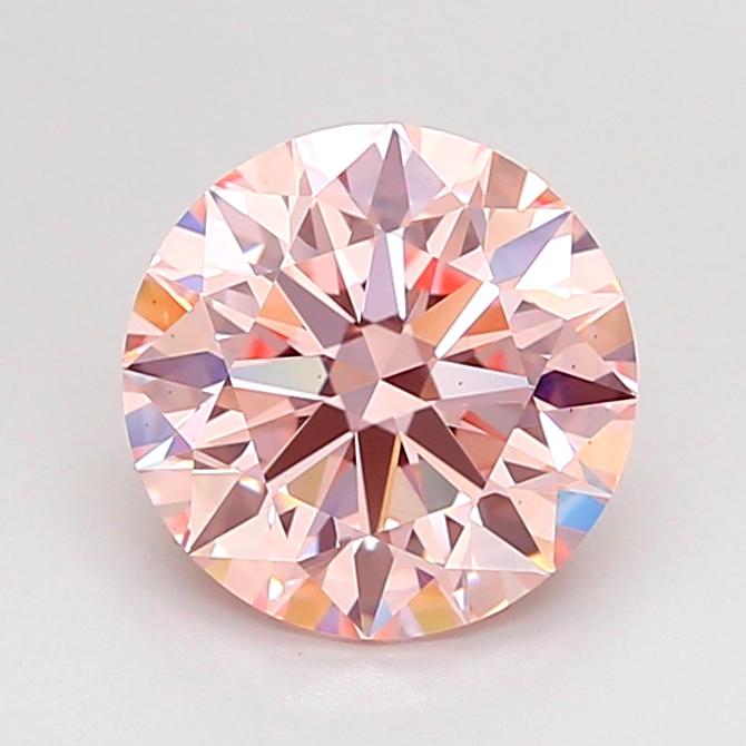 1.74 Ct. Fancy Intense Pink Round Lab Grown Diamond