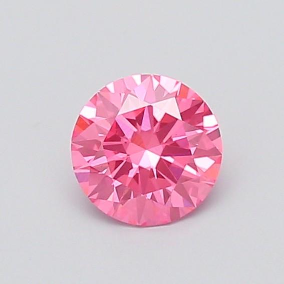 1.02 Ct. Fancy Vivid  Pink Round Lab Grown Diamond