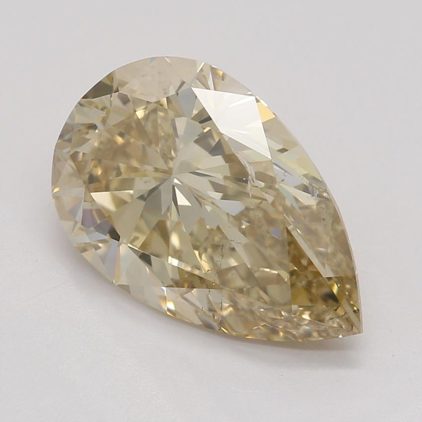 2.01 Ct. Fancy Yellow-Brown Pear Diamond