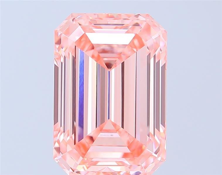 5.59 Ct. Fancy Intense Pink Emerald Lab Grown Diamond